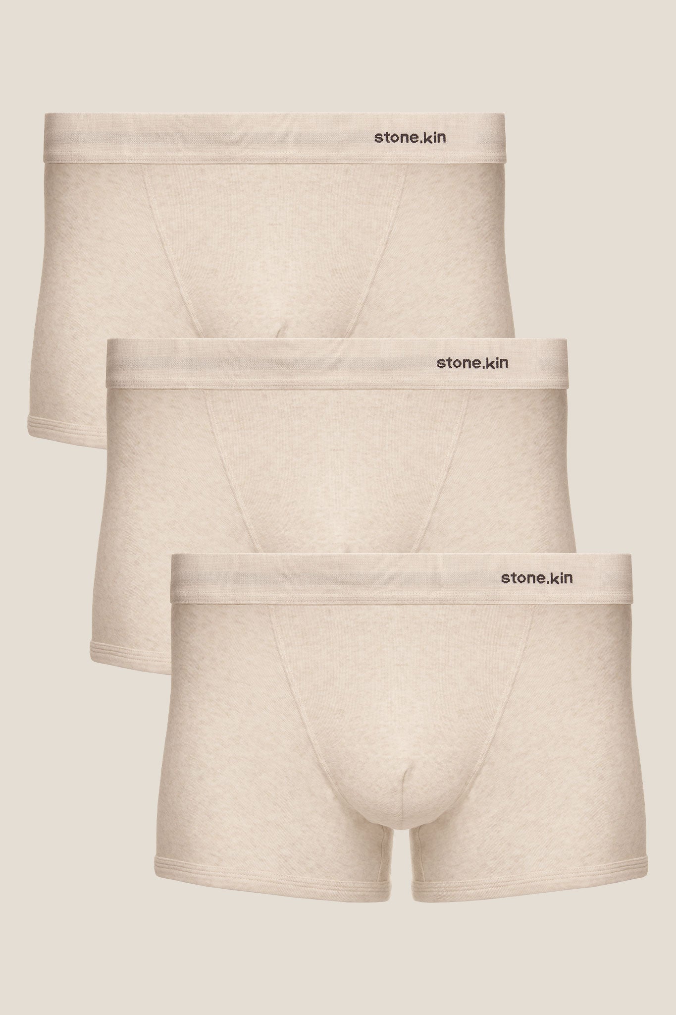 Boxer Brief 3 Pack / Bone Stone.kin