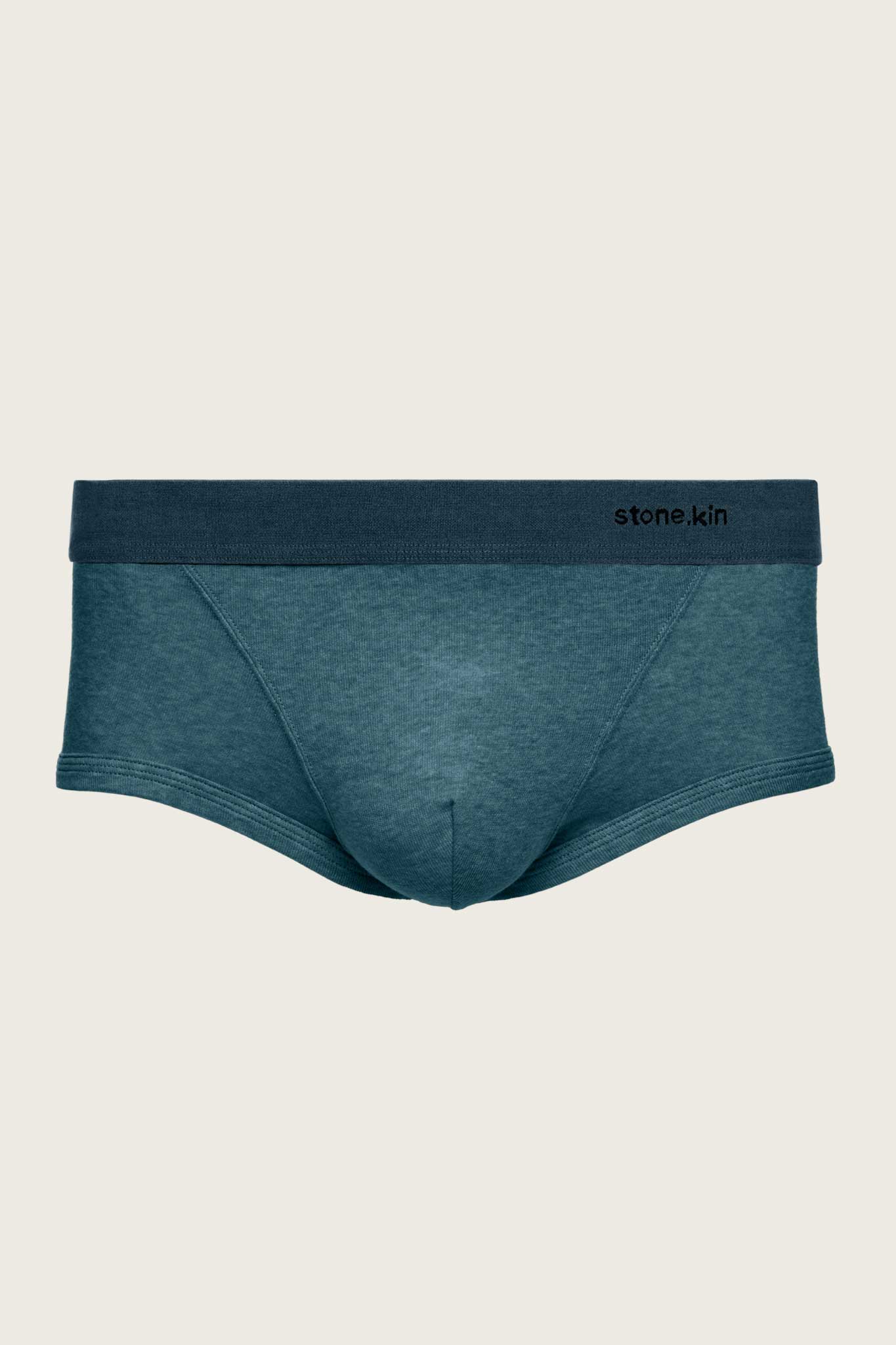 Trunk in Organic Cotton Rib - Lake + Indigo Stone.kin