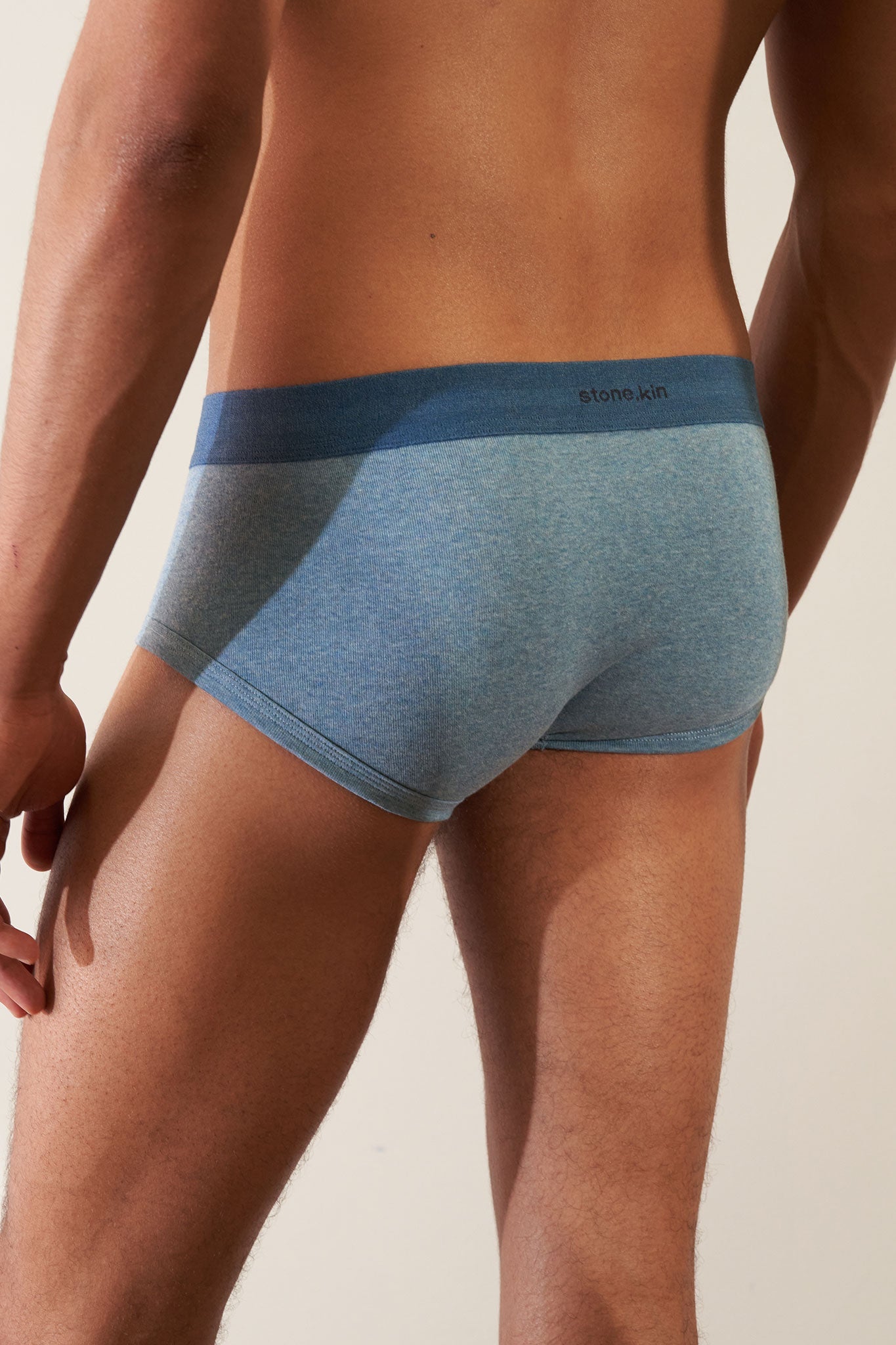 Trunk in Organic Cotton Rib - Lake + Indigo Stone.kin