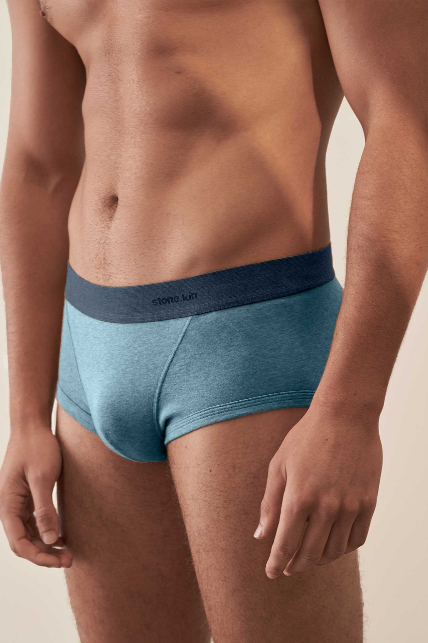 Trunk 3 Pack in Organic Cotton / Teal& Sage, Lake/Indigo, Sand/Tar Stone.kin
