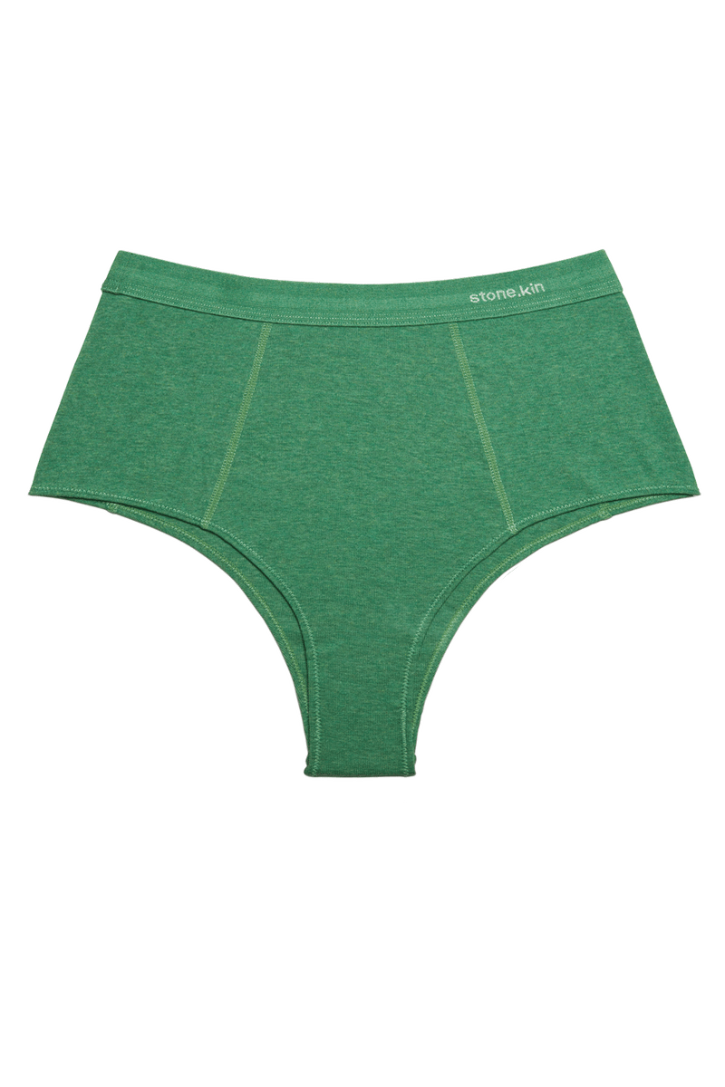 Hi~Brief in Organic Cotton Rib - Pandanus