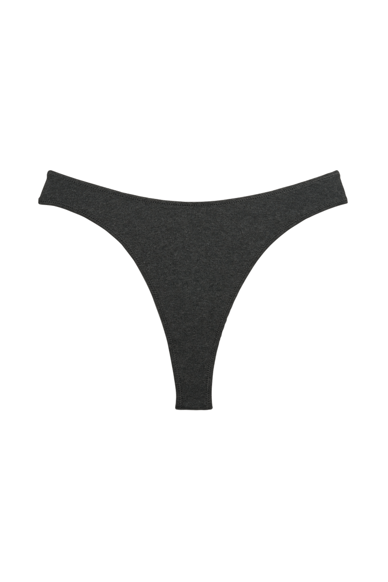 Hi~Thong in Organic Cotton Rib - Tar