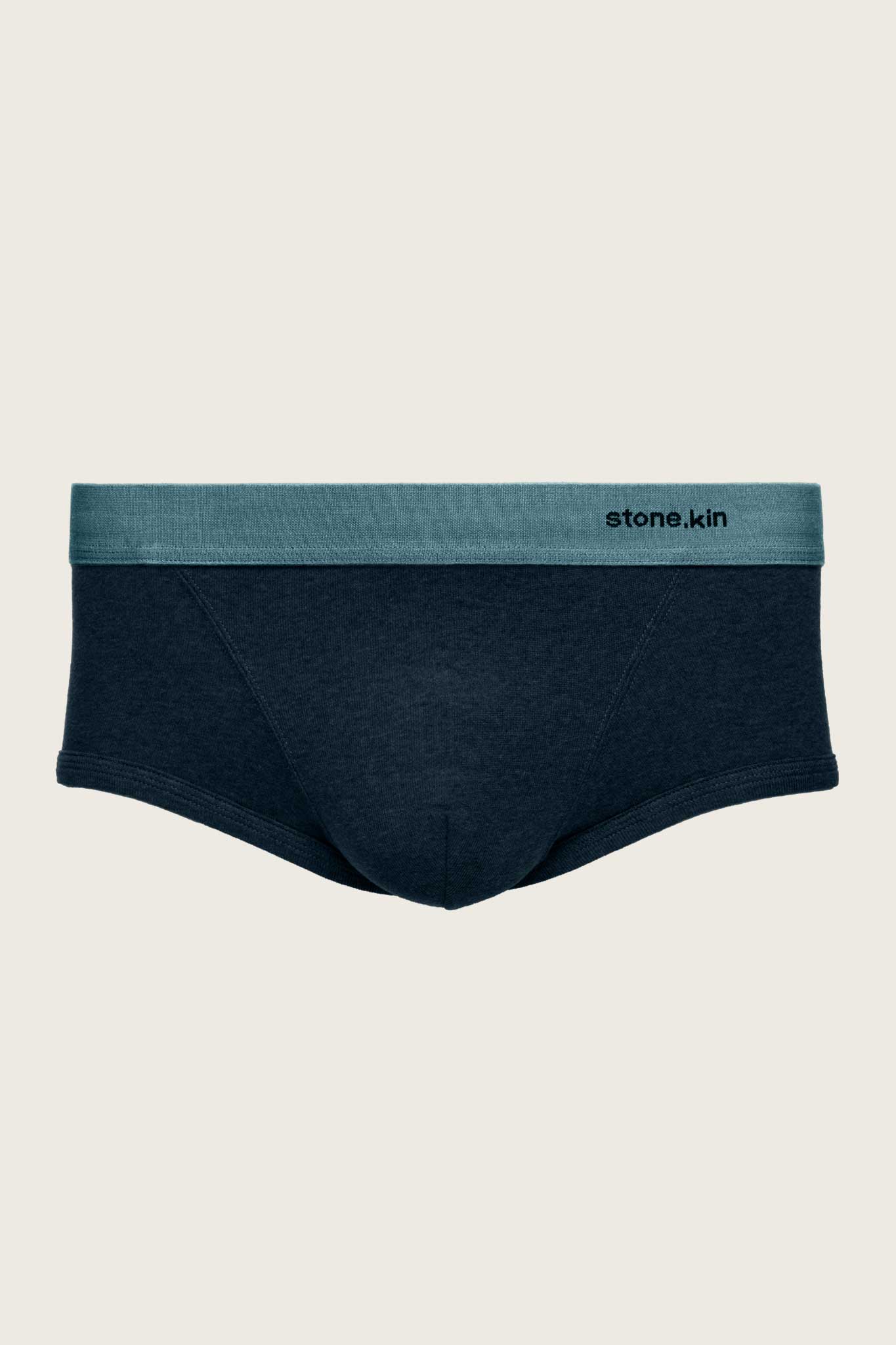 Trunk in Organic Cotton Rib - Indigo + Lake